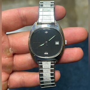 1970’s Vintage Bulova Diamond Watch **Not Running**